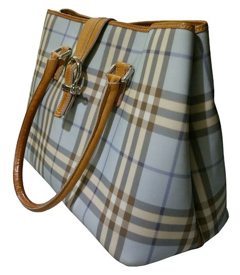 burberry blue check bag|burberry over the shoulder bags.